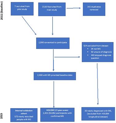 Health Outcomes and Lifestyle in a Sample of People With Multiple Sclerosis (HOLISM): Longitudinal and Validation Cohorts